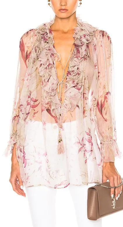 'Winsome' Ruffle Top