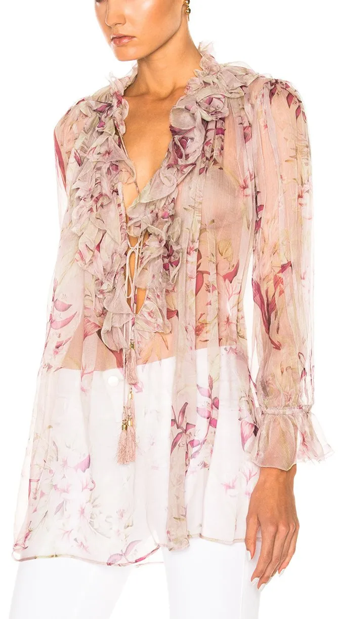 'Winsome' Ruffle Top